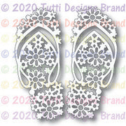 Tutti Designs - Dies - Floral Flip Flops