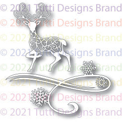 Tutti Designs - Dies - Swirly Deer