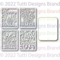 Tutti Designs - Dies - Happy Birthday Windows