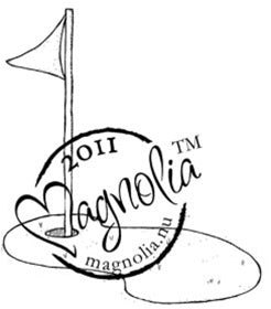 Magnolia Stamps - The Winner Takes It All Coll. - Golf Flag #843