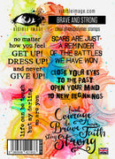 Visible Image - Stamps - Brave & Strong