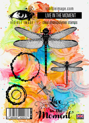 Visible Image - Stamps - Live In The Moment
