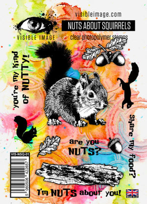 Visible Image - Stamps - Nuts About Squirrels