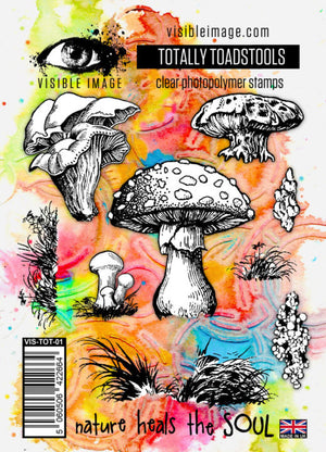 Visible Image - Stamps - Totally Toadstools