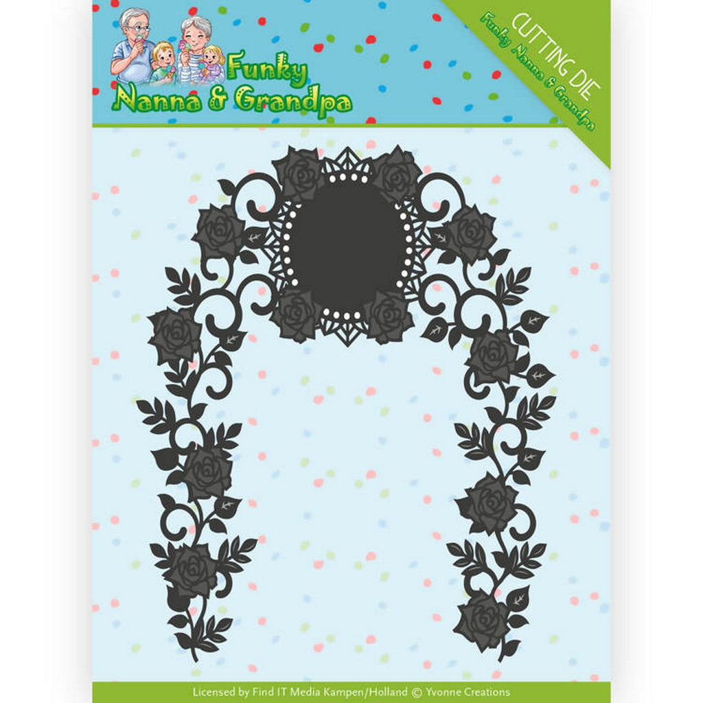 Yvonne Creations - Dies - Funky Nanna's - Floral Arch