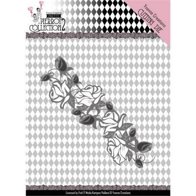 Yvonne Creations - Dies - Pretty Pierrot 2 - Rose Border