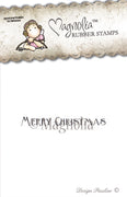 Magnolia Stamps - Winter Wonderland Collection - Merry Christmas Text
